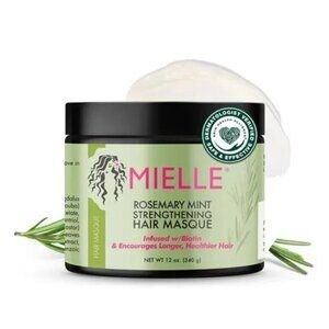 Mielle Organics Rosemary Mint Strengthening Hair Mask Deep Conditioning 12 oz